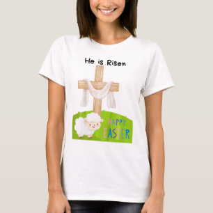Religiöse Ostern für Kinder Kleinkind 'Er ist aufe T-Shirt