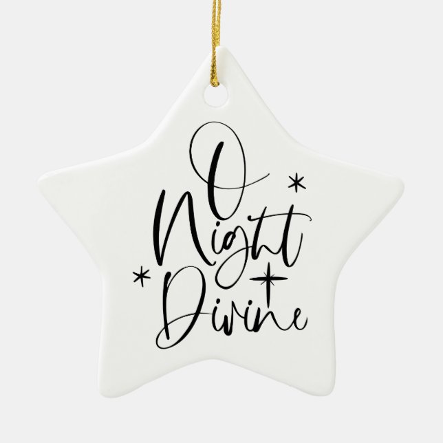 Religiöse Personalisierte Weihnachtsfeier Keramik Ornament (Vorne)