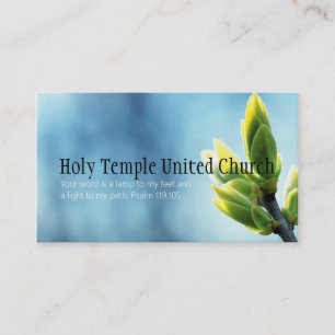Religiöse Religion Christlicher Pastor Christentu Visitenkarte