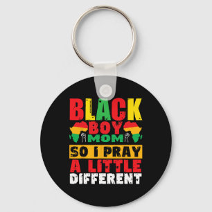 Religiöse schwarze Boy Mom Mama Schwarze Geschicht Schlüsselanhänger