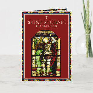Religiöse St. Michael Archangel Gebet Katholisch Karte