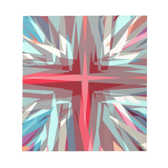 Religiöse Sternexplosion Notizblock (Vorderseite)