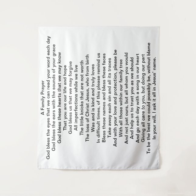 Religiöse Tapestry Wandteppich (Vorderseite)