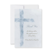 Religiöse Veranstaltung blaues Kreuz Dankeschön Ka
