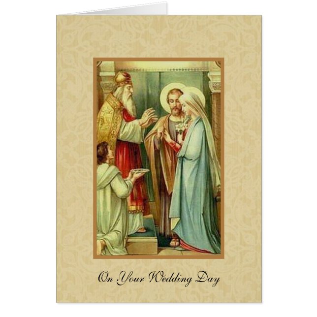 Religiöse Vintage Wedding Scripture (Vorne)