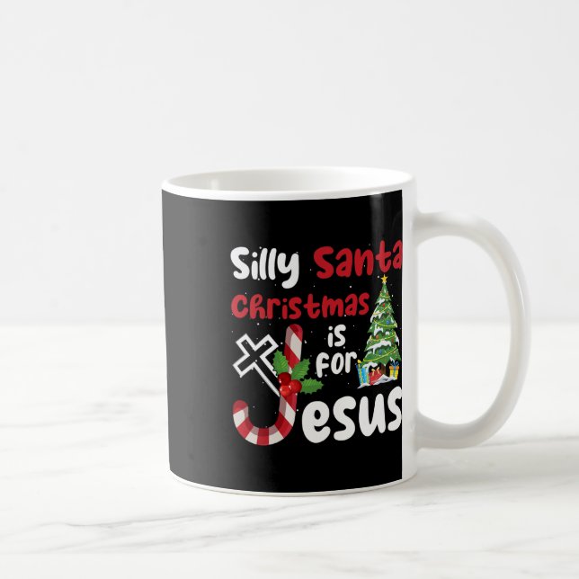 Religiöse Weihnachten Albern Weihnachten ist für J Kaffeetasse (Rechts)
