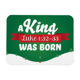 Religiöse Weihnachten Ein Geborener Christlicher K Magnet