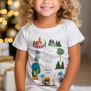 Religiöse Weihnachts-Krippenszene T-Shirt