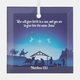 Religiöse Weihnachtsschmuck