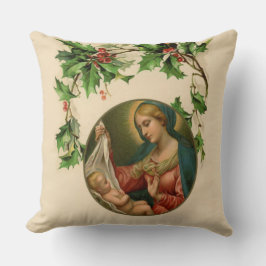 Religiöse Weihnachtszeit-Jungfrau Mary Baby Jesus  Kissen