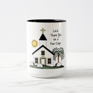 Religiöser Becher Zweifarbige Tasse