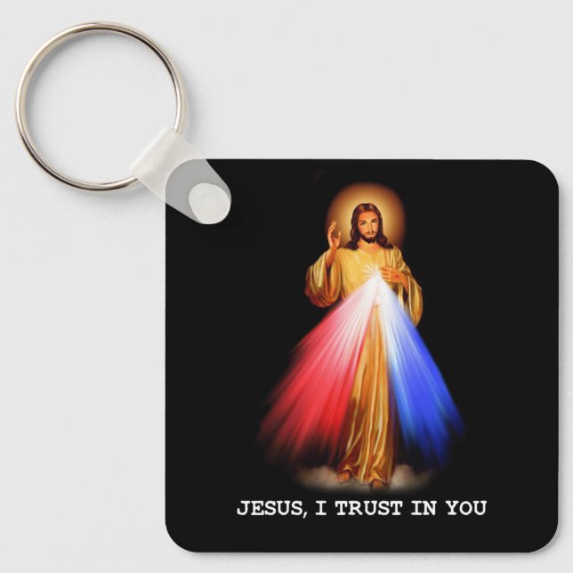 Religiöser Christlicher Jesus, dem ich in deiner R Schlüsselanhänger (Vorderseite)