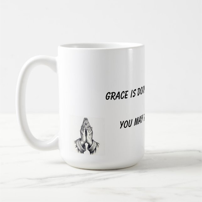Religiöser Gnadenlift-Becher Kaffeetasse (Links)