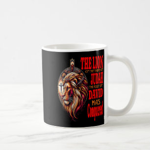 Religiöser Jesus der Löwe von Juda stoischen Zitat Kaffeetasse