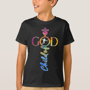 Religiöser Jesus Fußball Kind Gottes Fußball _1 T-Shirt