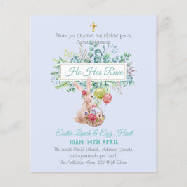 Religiöser Ostereinladungshaushalt