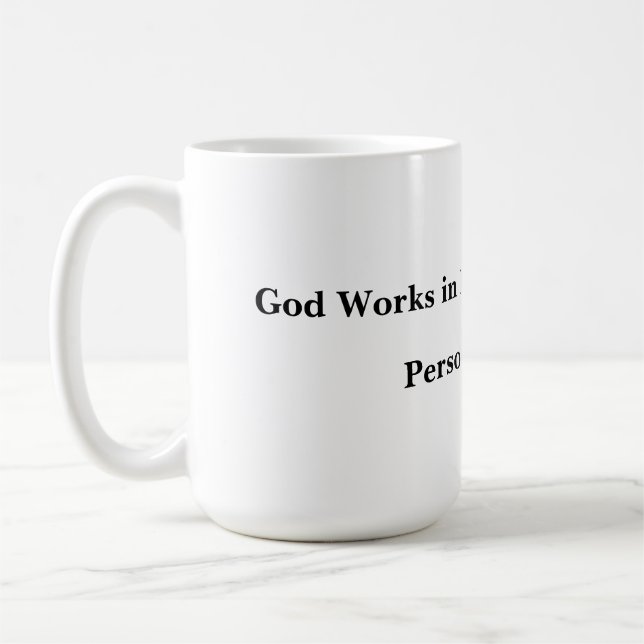 Religiöser sanfter Gott Becher Kaffeetasse (Links)