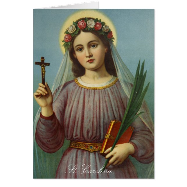 Religiöser Schutzpatron St. Caroline Carolina (Vorne)