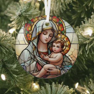 Religiöses festes Glas Ornament Aus Glas