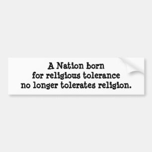 Religiöses Freedon Autoaufkleber