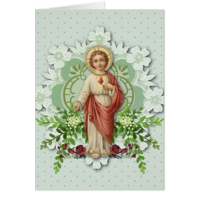 Religiöses Heiliges Herz Jesus katholisches Gebet (Vorne)