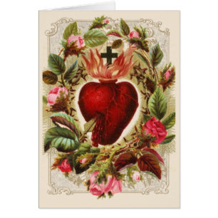 Religiöses Heiliges Herz Jesus Rose Katholische
