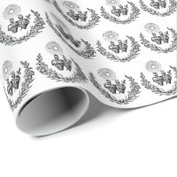 Religiöses Herz Jesu und Maria - Wrapping Paper