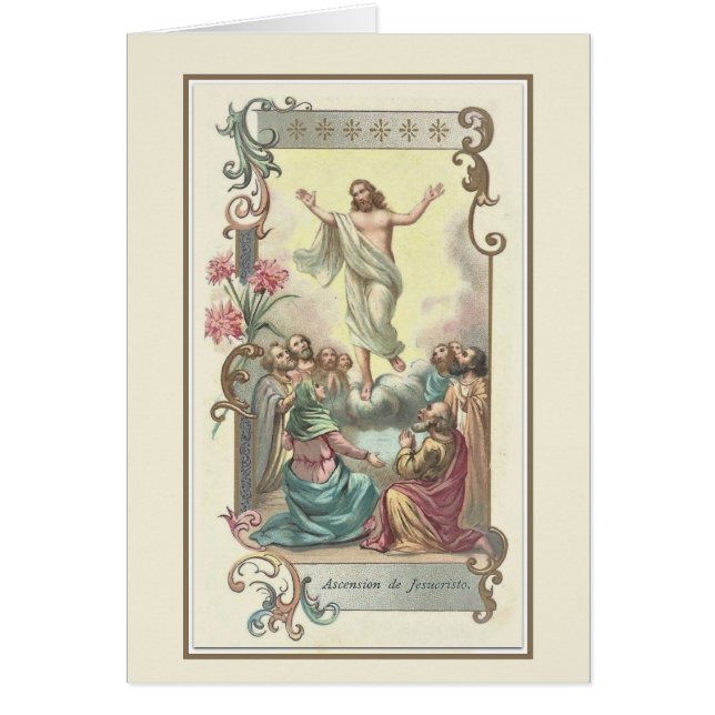 Religiöses katholisches Fest der Besteigung von (Vorne)