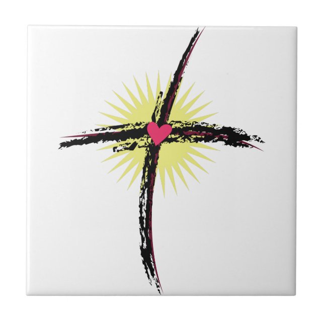 Religiöses Kreuz Fliese (Vorderseite)