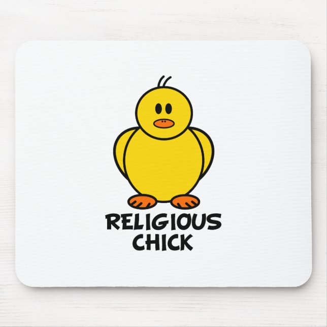Religiöses Küken Mousepad (Vorne)