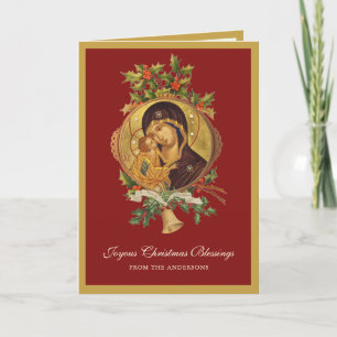 Religiöses Weihnachten Jesus Jungfrau Maria Vintag
