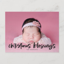 Religiöses Weihnachtssegeln Foto doppelseitig Feiertagspostkarte