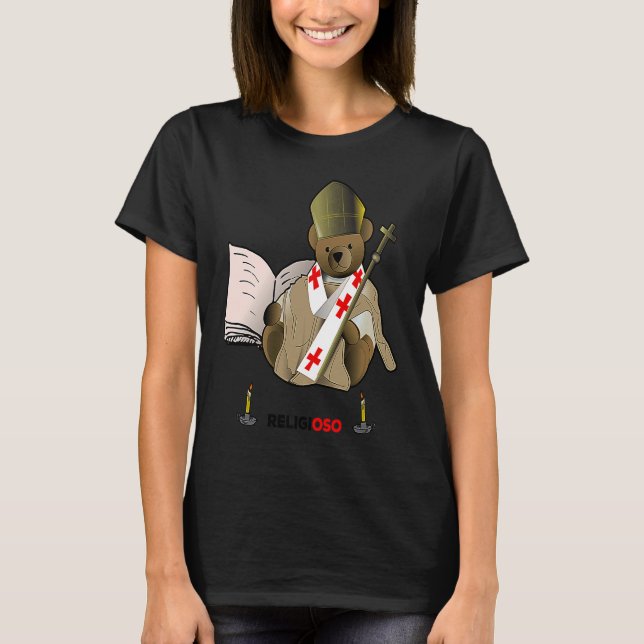 RELIGIOSO NIEDLICH & SPANISCH RELIGIOUS OSO BEAR & T-Shirt (Vorderseite)