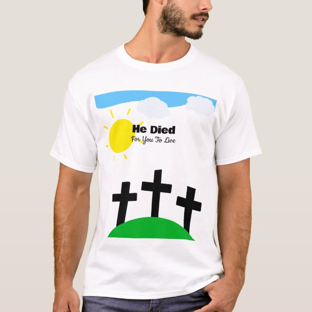 Religious 3 cross T-shirt (Vorderseite)