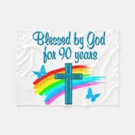 RELIGIOUS 90 YR ALT FLEECEDECKE