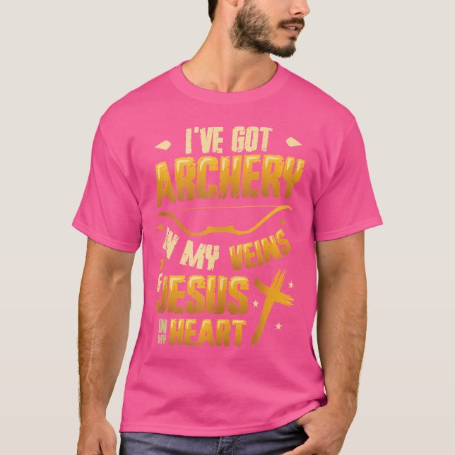 Religious Archer Bowman Archery T-Shirt (Vorderseite)
