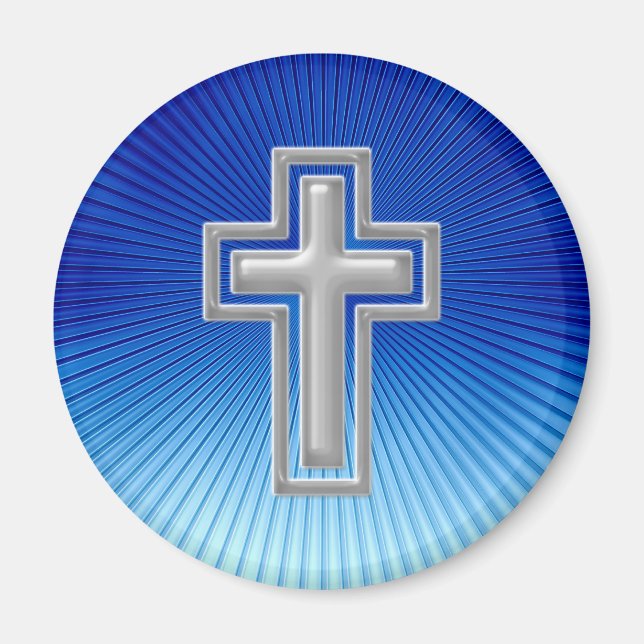 Religious Cross | CHRISTLICH Magnet (Vorne)