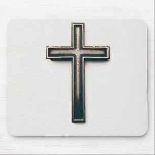 Religious Cross Mousepad