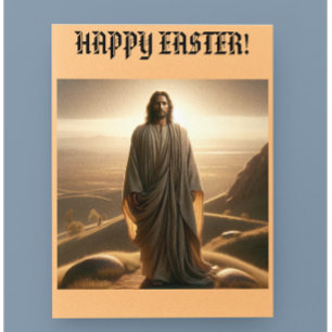RELIGIOUS EASTER CARD FUNNY FEIERTAGSKARTE