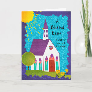 Religious Easter Cards: An Meured Easter Feiertagskarte