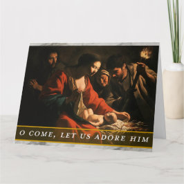 Religious Themed Christmas Card Karte