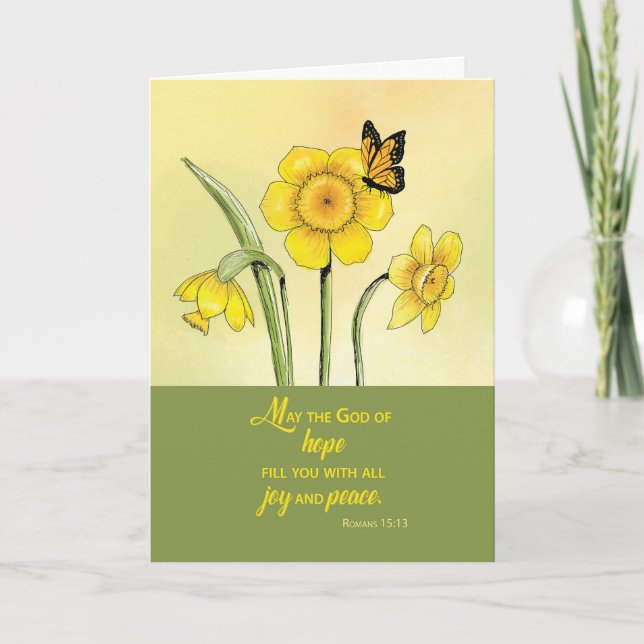 Religious Thinking you Scripture Segen Karte (Vorderseite)