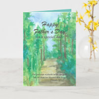 Religious Vatertag Bibel Verse Wanderweg