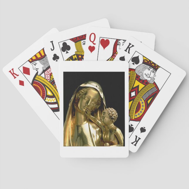 Reliquar der Jungfrau Jeanne d'Evreux, 1339 ( Spielkarten (Rückseite)