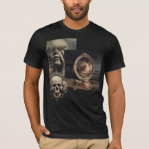 Reliquary of Echoes – Arcane Collage T-Shirt