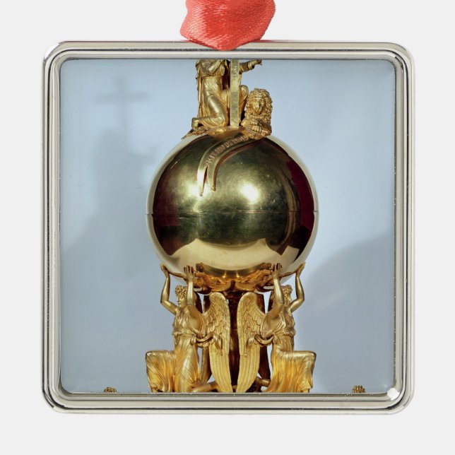 Reliquary von Dornenkrone Silbernes Ornament (Vorne)