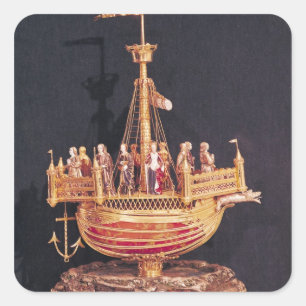 Reliquary von St Ursula, 1574 Quadratischer Aufkleber