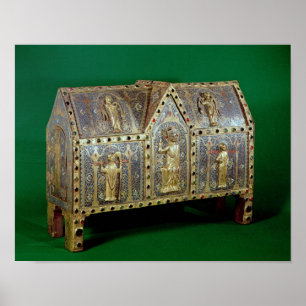 Reliquarykasten von St. Calminius, Limoges Poster