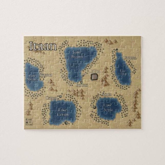 Relkili Sun Itaan Karte Kunst (Horizontal)