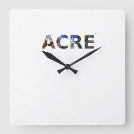 Relogio Acre Quadratische Wanduhr
